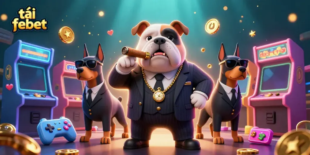 Play and win at tải febet while enjoying thrilling gambling with a 3D mafia scene.