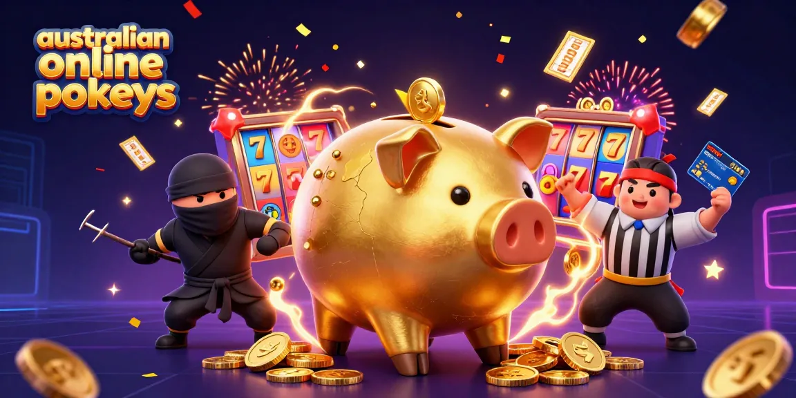 Experience thrilling australian online pokies action with vibrant characters and dynamic elements in 3D.